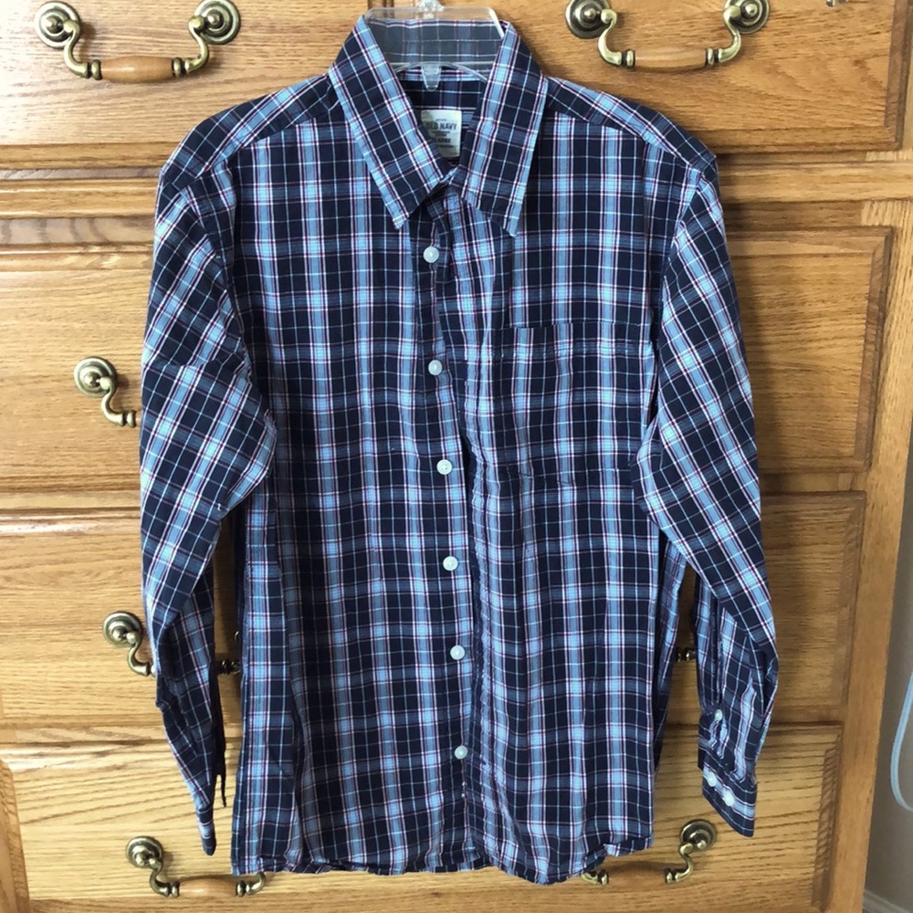 Old Navy Plaid Dress Shirt